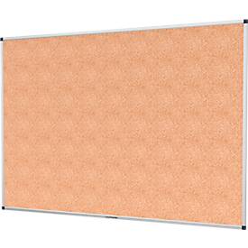 Korktafel Legamaster UNITE, waagerechte oder senkrechte Anbringung, B 1200 x T 12,6 x H 900 mm, Naturkork, braun