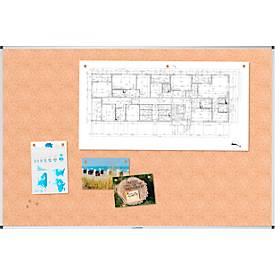 Korktafel Legamaster UNITE, waagerechte oder senkrechte Anbringung, B 1500 x T 12,6 x H 1000 mm, Naturkork, braun