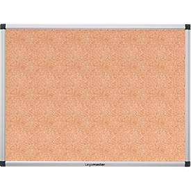 Korktafel Legamaster UNITE, waagerechte oder senkrechte Anbringung, B 600 x T 12,6 x H 450 mm, Naturkork, braun