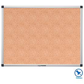 Korktafel Legamaster UNITE, waagerechte oder senkrechte Anbringung, B 600 x T 12,6 x H 450 mm, Naturkork, braun