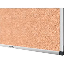 Korktafel Legamaster UNITE, waagerechte oder senkrechte Anbringung, B 600 x T 12,6 x H 450 mm, Naturkork, braun