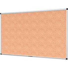 Korktafel Legamaster UNITE, waagerechte oder senkrechte Anbringung, B 900 x T 12,6 x H 600 mm, Naturkork, braun