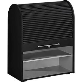 Korpus Universalschrank, ohne Rollladen, B 980/800 x T 450 x H 800/980 mm, schwarz