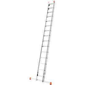 Krause Alu-Sprossenseilzugleiter ROBILO 129840, 2 x 15 Sprossen