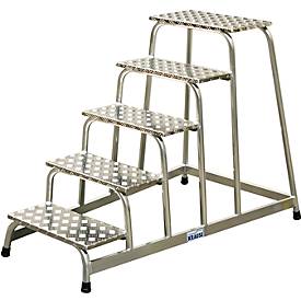 Krause Montagetritt, 5 Stufen, Höhe 1,00 m, 13,5 kg