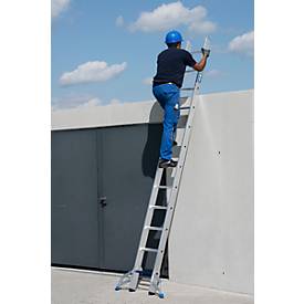 Krause zweitlg. Schiebeleiter, 2 x 12 Sprossen, TRBS 2121 2-konform, Trigon-Traverse