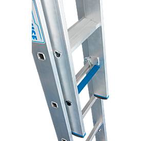 Krause zweitlg. Schiebeleiter, 2 x 9 Sprossen, TRBS 2121 2-konform, Trigon-Traverse