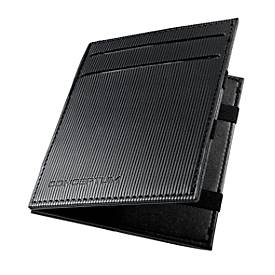 Kreditkartenetui Sigel Business CONCEPTUM Magic Wallet, Kunstleder, 4 Fächer, RFID-Schutz, schwarz