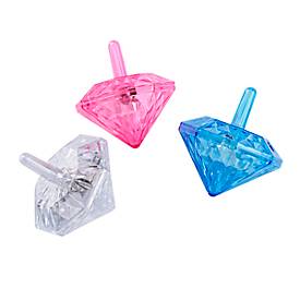 Kreisel-Set mit Licht, 24-tlg. Diamant - Mit LED Licht