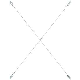 Kreuzverband für Regalsystem R 3000, für Feldbreite 1282 mm, Höhe 1325 mm