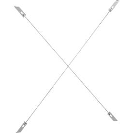 Kreuzverband für Regalsystem R 3000, für Feldbreite 994 mm, Höhe 901 mm
