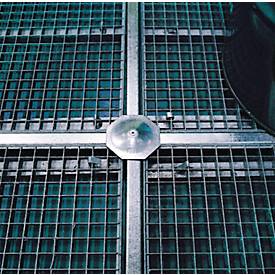 Image of Kreuzverbinder für asecos Bodenelemente mit Höhe 78 mm, Stahl verzinkt, B 130 x T 130 mm
