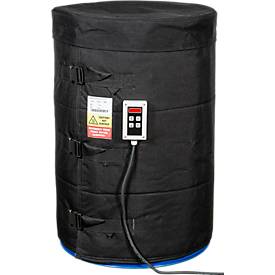 Kuhlmann Fass-Heizmantel, digital, für 200-220 l Stahl- oder Kunststoff-Fässer, 1200 W, 0-90°C, IP40, B 1990 x T 10 x H 800 mm, schwarz