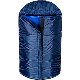 Kuhlmann Fass-Isoliermanschette, für 200-220 l Stahl- oder Kunststoff-Fässer, B 620 x T 10 x H 860 mm, Nylon, blau