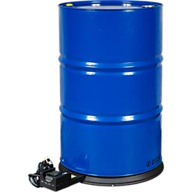 Kuhlmann Fassbodenheizer, analog, für 200-220 l Stahlfässer, 1800 W, 50-300°C, IP54, B 550 x H 70 mm, Stahl, grau