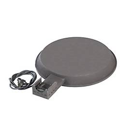 Kuhlmann Fassbodenheizer, analog, für 200-220 l Stahlfässer, 1800 W, 50-300°C, IP54, B 550 x H 70 mm, Stahl, grau