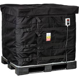 Kuhlmann IBC-Isolierhaube, für 1000 l IBC-Container, L 1200 x B 150 x H 100 mm, schwarz
