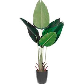 Kunstpflanze meet by Paperflow Bananenbaum, inkl. Kunststoff-Topf, H 1150 mm, Kunststoff/Stoff