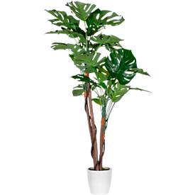 Kunstpflanze meet by Paperflow Monstera, inkl. Kunststoff-Topf, H 1300 mm, PEVA