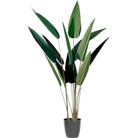 Kunstpflanze meet by Paperflow Paradiesvogelblume, inkl. Kunststoff-Topf, H 1400 mm, Kunststoff/Stoff/PE