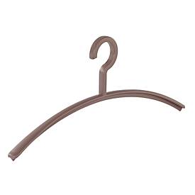 Kunststoff-Kleiderbügel Rudolf Weber KG Rom, schmutzhemmende Oberfläche, 10 Stück, beige