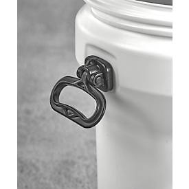 Kunststofffass CurTec, mit Schraubdeckel, HDPE, nestbar, wasserdicht, 75 l