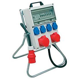 Kunststoffstandstromverte iler CEE-32 A,5-polig 1xCEE 32 A,1xCEE 16