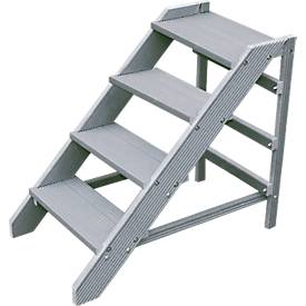 Kunststofftritt im Bausatz, 4 Stufen