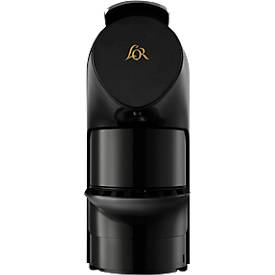 L'Or Machine à capsules Mini, pour Nespresso, jusqu'à 5 tasses, 1200 W, arrêt automatique, noir/chrome argenté 