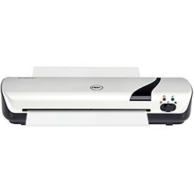 Laminiergeräte Set GBC Inspire+, 4-teilig, DIN A4, für Folien mit Stärke 75-125 µ, 10 mm/min, inkl. Papierschneider, Eckenabrunder und 5 Laminierfolien