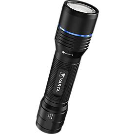 Lampe de poche à pile VARTA Nightcutter F20R, 4 modes d'éclairage, 400 lm, 150 m de portée, ø 34 x H 160 mm