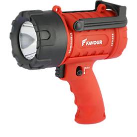 Lampe torche PROTECH S0233, LED, 250 lumens, portée jusqu’à 300 m, batterie 100 h, sangle de transport, IP 67