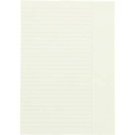 LANDRÉ Kanzleipapier Recycling, 250 Doppelbögen, DIN A3/A4 gefalzt, 70 g/m², liniert, Rand rechts, blau/grau