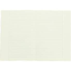 LANDRÉ Kanzleipapier Recycling, 250 Doppelbögen, DIN A3/A4 gefalzt, 70 g/m², liniert, Rand rechts, blau/grau