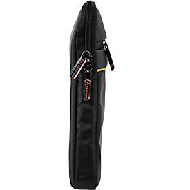 Laptop Hülle Exacompta Exactive®, für 1 Laptop oder Tablet bis 13,3″,1 Reissverschlusstasche, wasserfester Polyesterstoff, schwarz