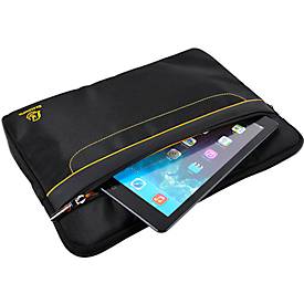 Laptop Hülle Exacompta Exactive®, für 1 Laptop oder Tablet bis 13,3″,1 Reissverschlusstasche, wasserfester Polyesterstoff, schwarz