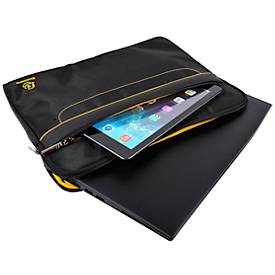 Laptop Hülle Exacompta Exactive®, für 1 Laptop oder Tablet bis 13,3″,1 Reissverschlusstasche, wasserfester Polyesterstoff, schwarz