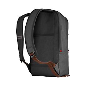 Laptop Rucksack Wenger CityUpgrade, 15 l, für Laptops bis 16' & Tablets bis 12', Set, Laptop- & Tabletfach, L 170 x B 280 x H 410 mm, Polyester, grau