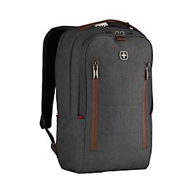 Laptop Rucksack Wenger CityUpgrade, 15 l, für Laptops bis 16' & Tablets bis 12', Set, Laptop- & Tabletfach, L 170 x B 280 x H 410 mm, Polyester, grau