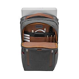 Laptop Rucksack Wenger CityUpgrade, 15 l, für Laptops bis 16' & Tablets bis 12', Set, Laptop- & Tabletfach, L 170 x B 280 x H 410 mm, Polyester, grau