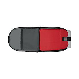 Laptop Rucksack Wenger Legacy, 21 l, für Laptops bis 16', Laptopfach, Organizer, L 250 x B 350 x H 450 mm, 80% Polyester, 20% Nylon, schwarz/grau