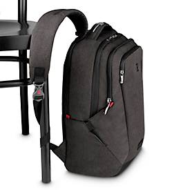 Laptop Rucksack Wenger MX Professional, 21 l, für Laptops bis 16' & Tablets bis 10', Laptop- & Tabletfach, L 210 x B 330 x H 450 mm, Polyester, grau