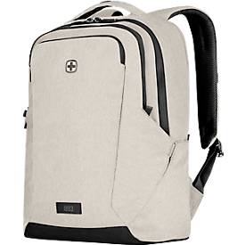 Laptop Rucksack Wenger MX Professional, 21 l, für Laptops bis 16" & Tablets bis 10", Laptop- & Tabletfach, L 210 x B 330 x H 450 mm, Polyester, sand
