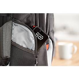 Laptop Rucksack Wenger Pegasus Comfortable, 23 l, für Laptops bis 17,3', Laptopfach, L 230 x B 340 x H 470 mm, Polyester, Nylon, grau/schwarz