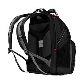 Laptop Rucksack Wenger Synergy, Laptops bis 16', Laptop- & Tabletfach, Organizer, Quick-Case, L 260 x B 360 x H 460 mm, 26 l, Polyester, schwarz/grau