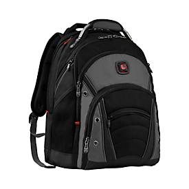 Laptop Rucksack Wenger Synergy, Laptops bis 16', Laptop- & Tabletfach, Organizer, Quick-Case, L 260 x B 360 x H 460 mm, 26 l, Polyester, schwarz/grau