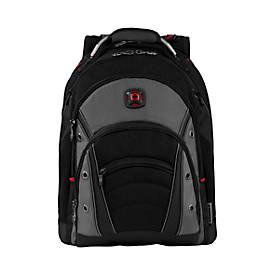 Laptop Rucksack Wenger Synergy, Laptops bis 16', Laptop- & Tabletfach, Organizer, Quick-Case, L 260 x B 360 x H 460 mm, 26 l, Polyester, schwarz/grau