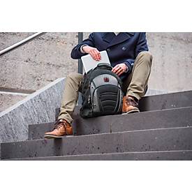 Laptop Rucksack Wenger Synergy, Laptops bis 16', Laptop- & Tabletfach, Organizer, Quick-Case, L 260 x B 360 x H 460 mm, 26 l, Polyester, schwarz/grau