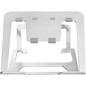 Laptop Ständer Neomounts by NewStar NSLS085SILVER, für Laptops 10-17″ & bis 5 kg, 6-stufig manuell höhenverstellbar, zusammenklappbar, silber
