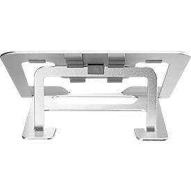 Laptop Ständer Neomounts by NewStar NSLS085SILVER, für Laptops 10-17″ & bis 5 kg, 6-stufig manuell höhenverstellbar, zusammenklappbar, silber
